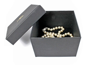 Jewelry box, Ring, earring or necklace - tall - matte black